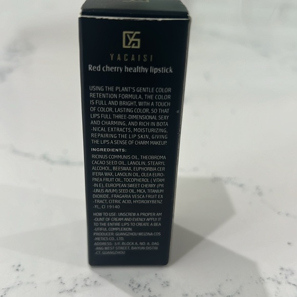 Yacaisi Black Rose Lipstick, Red cherry healthy lipstick, new, Classic Bright, - Picture 5 of 5